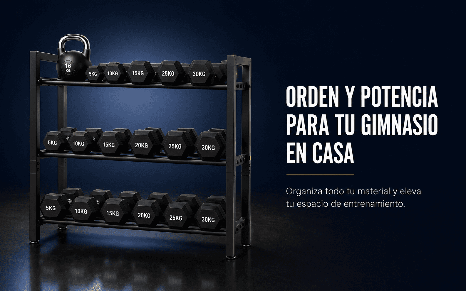 Detalles del producto — módulo 1 de Soporte para mancuernas